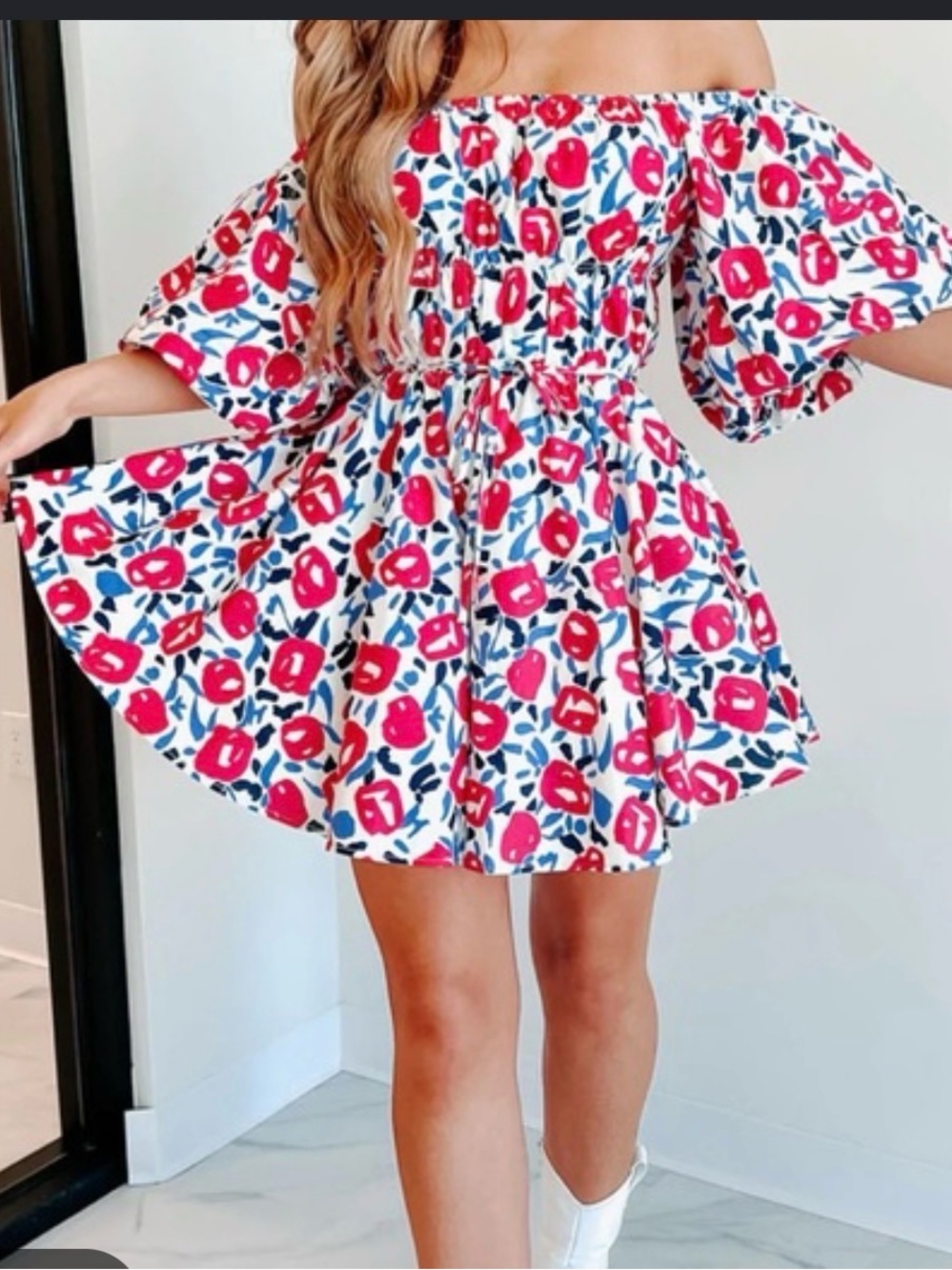 Tallulah bubble sleeve dress size M